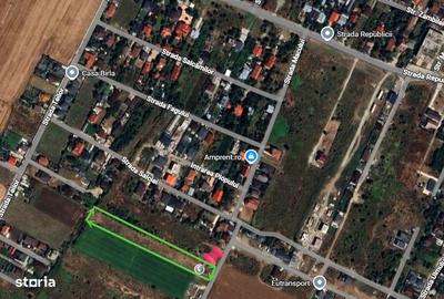 Teren de 4100 mp, în Dragomirești-Vale