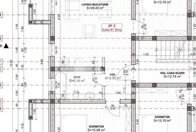 Apartament cu 3 camere semidecomandat în Giroc - 7