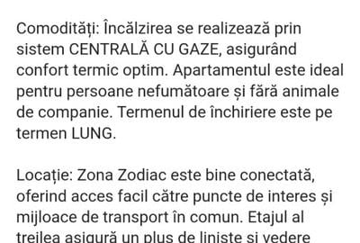 Apartament cu 2 camere semidecomandat în Tomis Nord