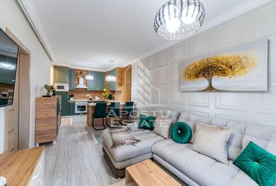 Apartament cu 2 camere semidecomandat, mobilat în UTA
