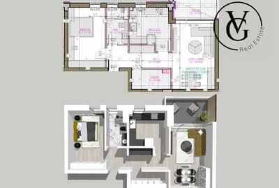 Apartament cu 2 camere decomandat în Inel II - 6