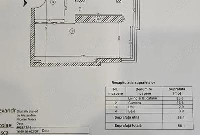 Apartament cu 2 camere decomandat în Titulescu - 1