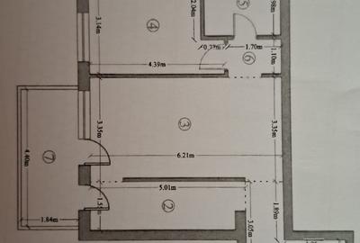 Apartament cu 2 camere decomandat în P-ta Presei Libere