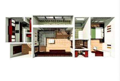 Apartament cu 2 camere în Podu Roș