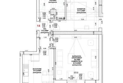 Apartament cu 2 camere decomandat în Aeroport