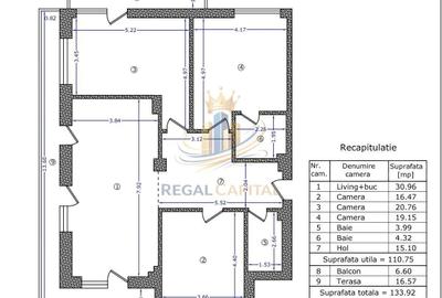 Apartament cu 4 camere în Sisești