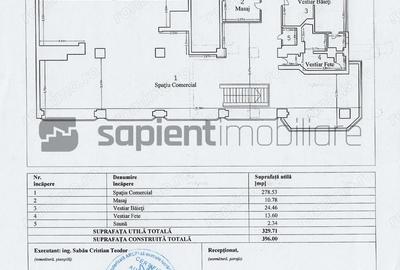 Spațiu comercial, de 465 mp, în Central - 1
