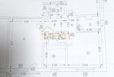 Apartament cu 3 camere, mobilat în Republicii