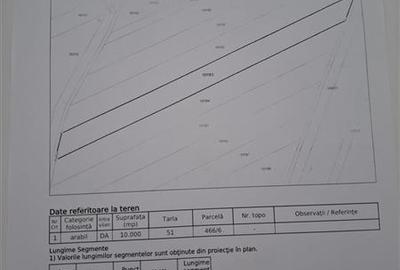 Teren intravilan de 10000 mp, în Colonia Bod - 11