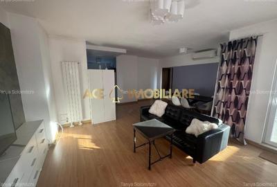 Apartament cu 3 camere semidecomandat, mobilat în Băneasa