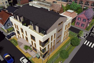 Penthouse cu 3 camere decomandat în Micro 14 - 1