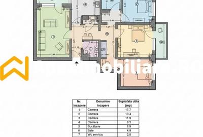 Apartament cu 4 camere decomandat în Tineretului