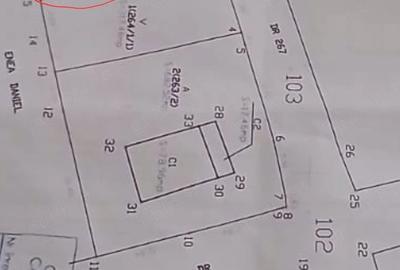 Teren de 500 mp, în Exterior Vest