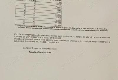Teren de 5000 mp, în Podu Văleni - 5