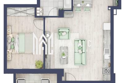 Apartament cu 2 camere în Turnișor