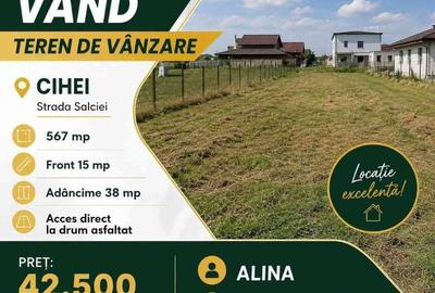 Teren de 567 mp, în Sânmartin