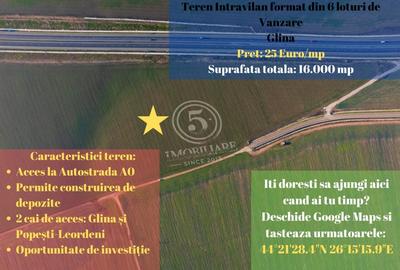 Teren Construcții intravilan de 16000 mp, în Glina - 1