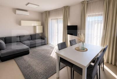 Apartament cu 3 camere semidecomandat, mobilat în Borhanci