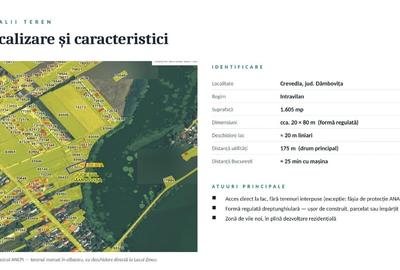 Teren Construcții intravilan de 1605 mp, în Crevedia - 2