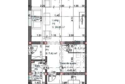 Casă cu 4 camere cu Teren 242.8 Mp în Tineretului