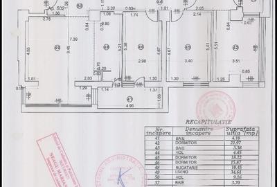 Apartament cu 4 camere decomandat în Băneasa