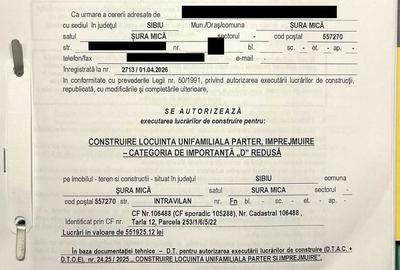 Teren de 600 mp, în Șura Mică - 2