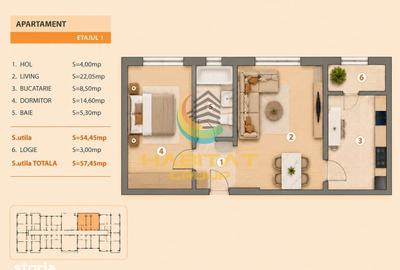 Apartament cu 2 camere în Cișmigiu