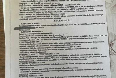 Teren de 3400 mp, în Bărdești
