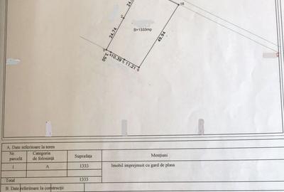 Teren de 1333 mp, în Kamsas