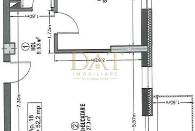 Apartament cu 2 camere în Iris