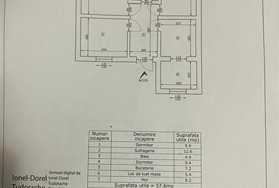 Casă cu 5 camere cu Canalizare în Popricani - 3