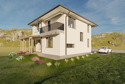 Casă individuală cu 5 camere cu Canalizare în Chinteni