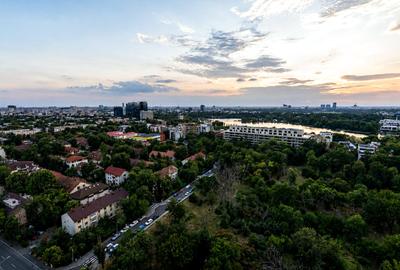 Penthouse cu 5 camere, mobilat în Barbu Văcărescu - 42