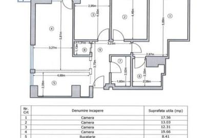 Apartament cu 4 camere în Drumul Taberei