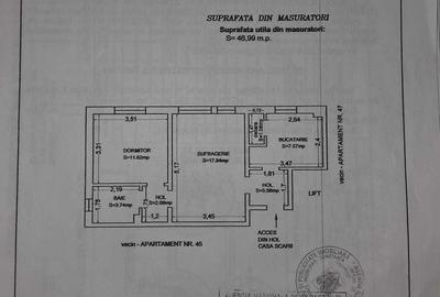 Apartament cu 2 camere semidecomandat în Tomis II