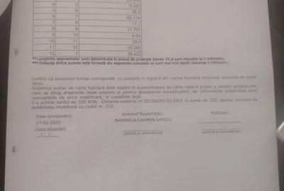 Teren de 4200 mp, în Marginea