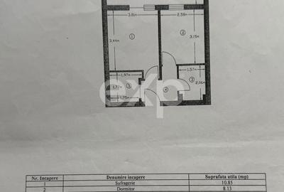 Apartament cu 2 camere decomandat în Războieni - 7