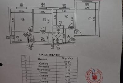 Apartament cu 3 camere decomandat în Central - 1