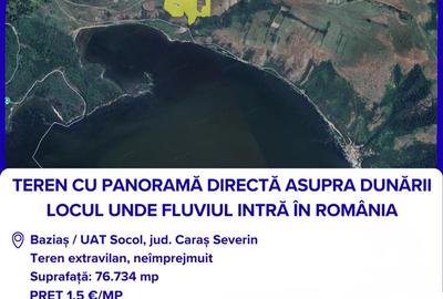 Teren extravilan de 76734 mp, în Baziaș - 7