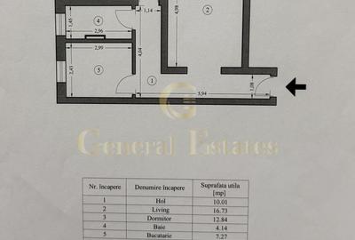 Apartament cu 2 camere decomandat în Păcurari - 11