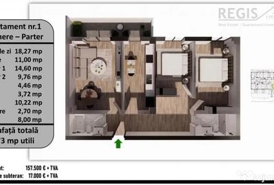 Apartament cu 3 camere decomandat în Tractorul