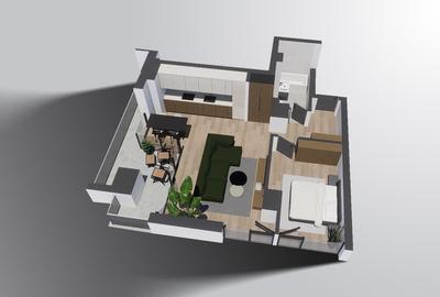 Apartament cu 2 camere decomandat în Central - 2