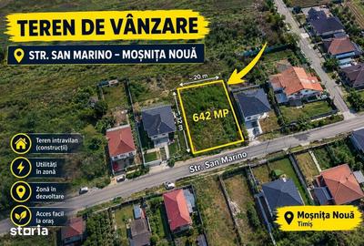 Teren de 642 mp, în Moșnița Nouă