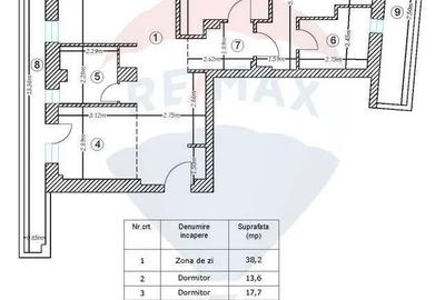 Apartament cu 3 camere semidecomandat în Dămăroaia - 9