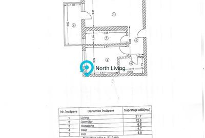 Apartament cu 2 camere în Berceni