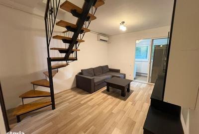 Apartament cu 3 camere semidecomandat, mobilat în Apărătorii Patriei