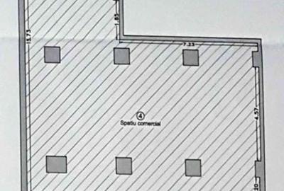 Spațiu comercial, de 170 mp, în Central