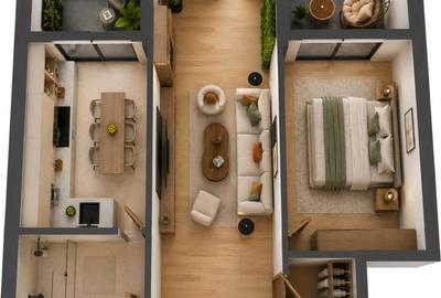 Apartament cu 2 camere decomandat în Cetate - 2