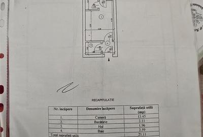 Garsonieră decomandată în Alexandru cel Bun