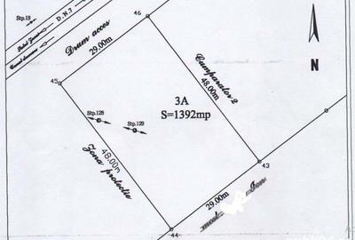 Teren de 1392 mp, în Valea Mare - 2